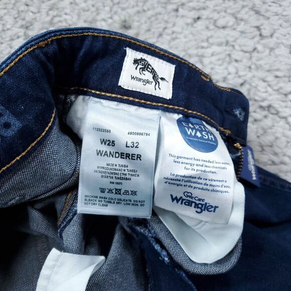 Wrangler Women's Flare & Wide Leg Jeans - Dark Blue - Picture 5 of 11